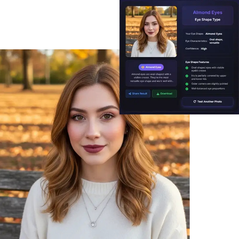 Esempio di ritratto frontale per rilevatore della forma del viso