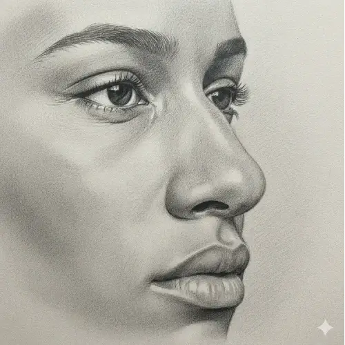 Nariz bulboso como exemplo