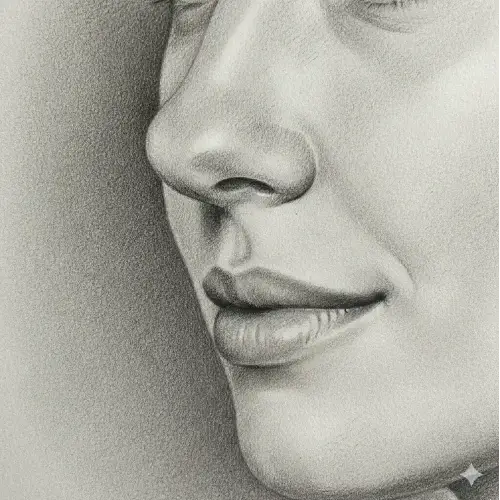 Nariz arrebitado como exemplo